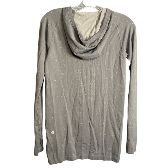 Lululemon Swiftly Tech 1/2 Zip Hooded Long Sleeve Shirt Size 8 - Picture 2 of 7